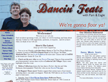 Tablet Screenshot of dancinfeats.com